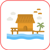 Resort market icon